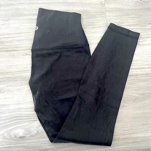 Lululemon Align 25” Shine Leggings Black Size 6